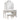 Evangeline - Tocador de 4 cajones con taburete - Roble plateado