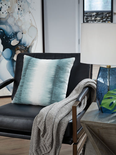 Elonwich - Pillow - Teal / White