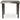 Jeshina - Marrón oscuro/beige - Mesa de comedor cuadrada