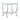 Saide - Rectangular Glass Top Table