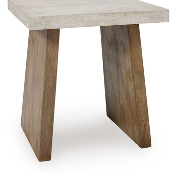 Brendalhouse - Square End Table - Light Brown