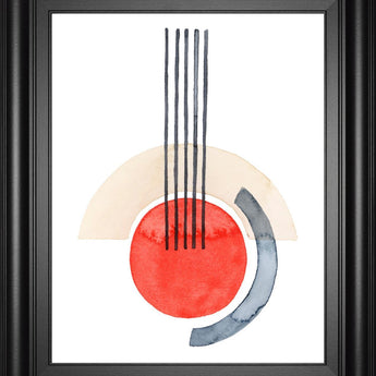22x26 Deco Sunrise III By Grace Popp - White