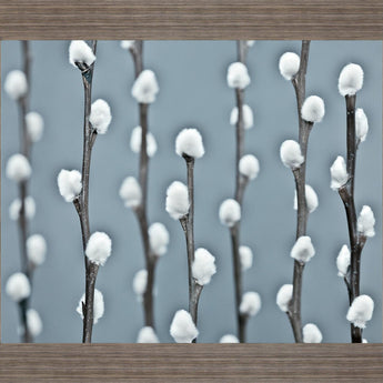 Winter Willow - 28" x 34" Framed Wall Art - Gray