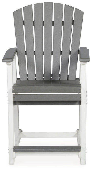 Transville - Barstool (Set of 2) - Gray / White
