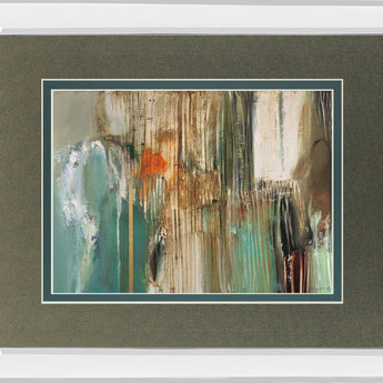 Peppermint Grove By Natasha Barnes - Mirror Framed Print Wall Art - Dark Gray