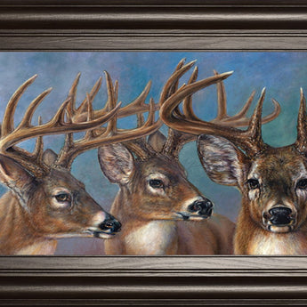Five Bucks By Carolyn Mock - Wall Art - Blue