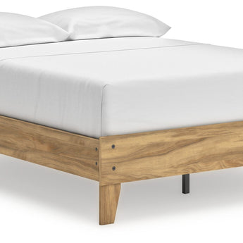 Bermacy - Full Platform Bed - Light Brown