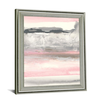 Blushing Mist - 28" x 34" Framed Wall Art - Pink
