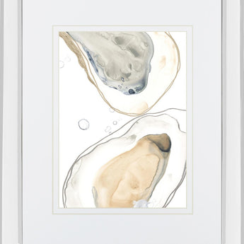 Ocean Oysters IV By June Erica Vess - Beige