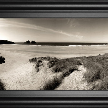 The Wind In The Dunes Il By Noah Bay - Framed Print Wall Art - Dark Gray