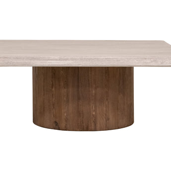 Sahara - Square Cocktail Table - Light Cream / Brown Caramel
