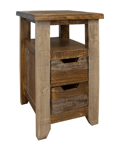 Antique Chairside Table - alternate view