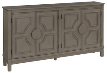 Darlock - Accent Cabinet - Warm Gray
