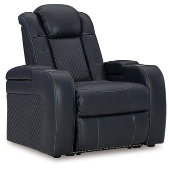 Fyne-Dyme - Power Recliner/Adj Headrest - Sapphire