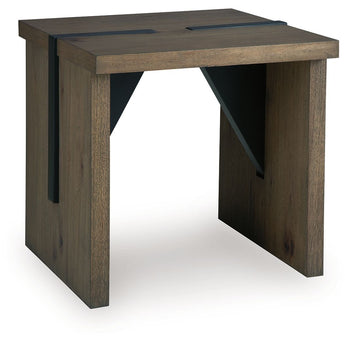 Kandinew - Square End Table - Light Brown