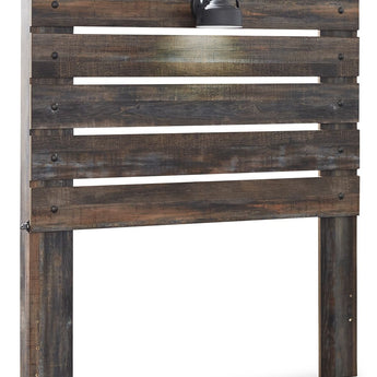 Drystan - Full Panel Headboard - Brown / Beige