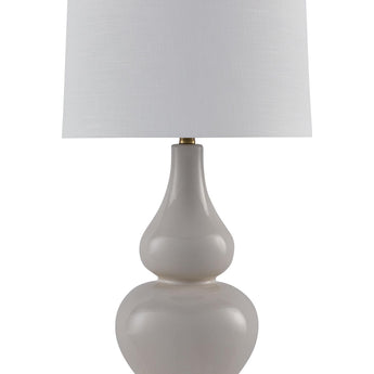 Weswick - Ceramic Table Lamp - Cream / Gold Finish