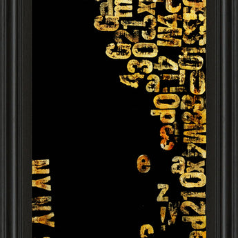 Stock I By Erin Ashley - Framed Print Wall Art - Black