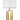 Table Lamp - Gold & White