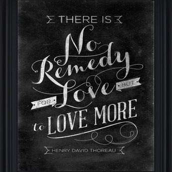 Chalk Wisdom - 28" x 34" Framed Wall Art - Black