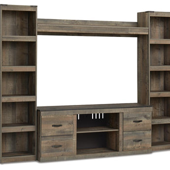 Trinell - 4-Piece Entertainment Center With 60" TV Stand