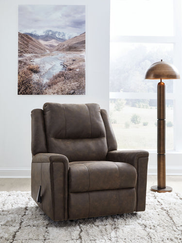 Lixtowel - Rocker Recliner - Walnut