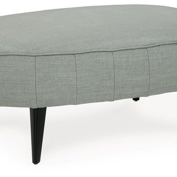 Hollyann - Oversized Accent Ottoman - Gray