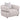 Jeanette - Fabric Upholstered Round Arm Accent Chair - Beige