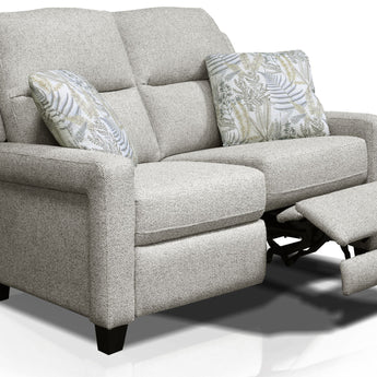 EZ Motion - EZ4F00H - Loveseat doble reclinable, reposacabezas con inclinación eléctrica