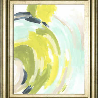22x26 Tidal Vortex IV By June Erica Vess - Yellow