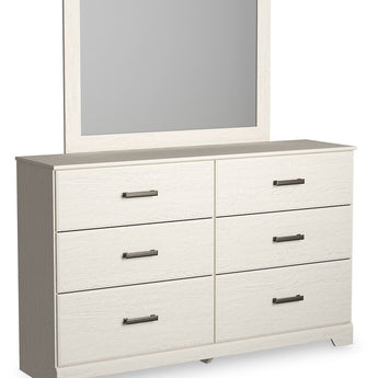 Stelsie - Dresser, Mirror - White