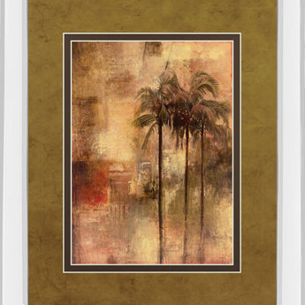 Tuscadero I By Douglas - Mirror Framed Print Wall Art - Light Brown