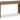 Serene Bay - Dark Brown - Rectangular Dining Table With Umbrella Option