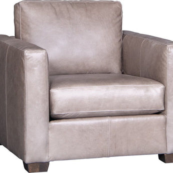 Mayo 2424 Series Leather Chair with Track Arms
