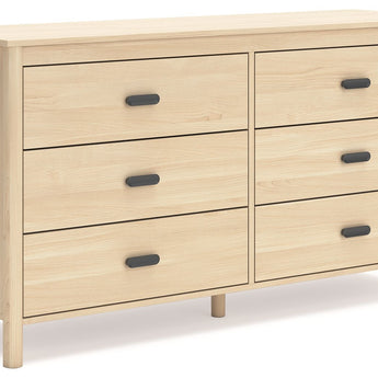 Cabinella - Six Drawer Dresser - Tan