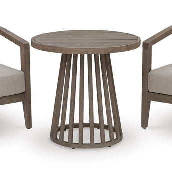 Joy Lagoon - Outdoor Chairs With Cushions/Table (Set of 3) - Beige