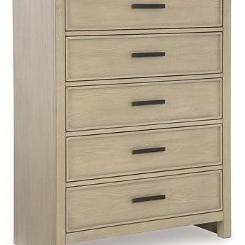 Calmoro - Five Drawer Chest - Gray