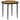 Hayden - Round Wood Top Side Table - Natural Mango And Black