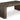 Dreggan - Marrón - Mesa de cóctel rectangular
