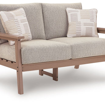 Grover Beach - Loveseat con cojín - Madera flotante