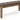 Urbinforte - Large Upholstered Dining Room Bench - Light Brown