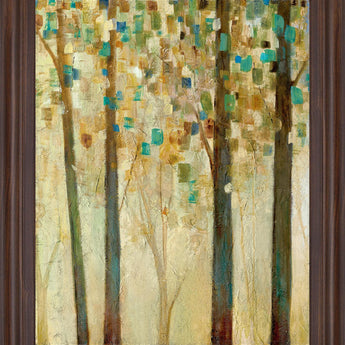 Dappled Grove - 28" x 34" Framed Wall Art - Green