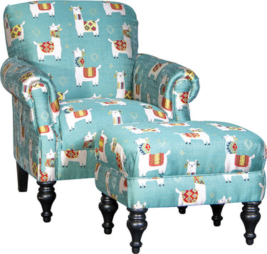 Mayo 8960 Series Customizable Accent Chair with Rolled Arms