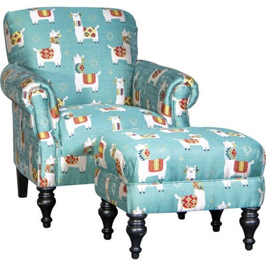Mayo 8960 Series Traditional Ottoman with Turned Legs