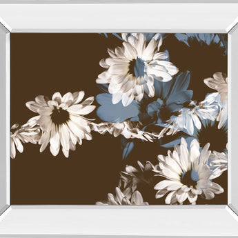 Chocolate Bloom Il By A. Project Mirror Framed Print Wall Art - Dark Brown