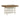 Bellevue - Rectangular Counter Table - Walnut And Antique White