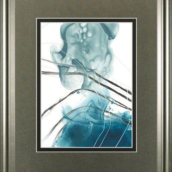34x40 Bella Indigo I By June Erica Vess - Blue