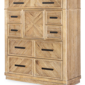 Torrance - Door Drawer Chest - Aged Driftwood