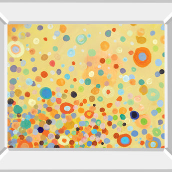 Diversity By Don Li-Leger - Mirror Framed Print Wall Art - Yellow