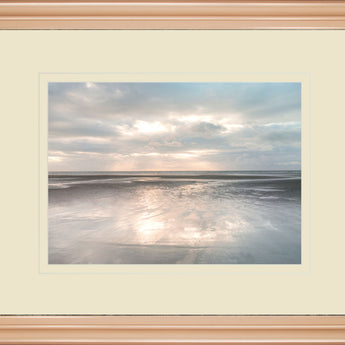 Silver Sands By Assaf Frank - Framed Print Wall Art - Beige
